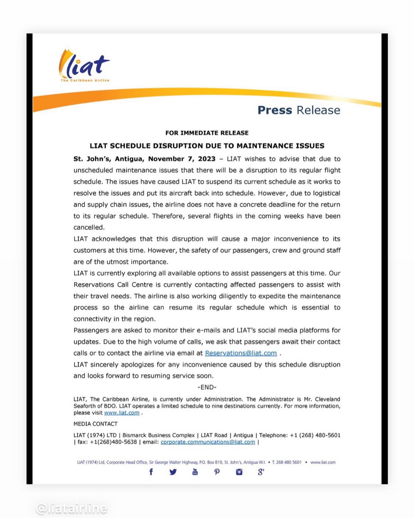 Liat Press Release